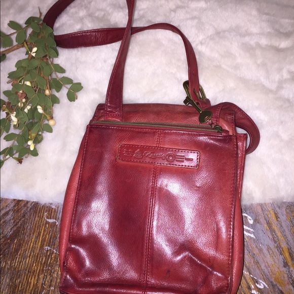 Vintage distressed fossil crossbody - Picture 2 of 5